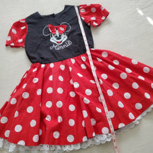 Load image into Gallery viewer, Vintage Minnie Mouse Twirly Dress kids 6
