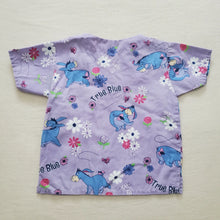 Load image into Gallery viewer, Y2k Eeyore Floral Scrub Top 3t+
