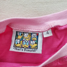 Load image into Gallery viewer, Y2k Daisy Duck Pink Shirt 4t
