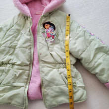 Load image into Gallery viewer, Y2k Dora the Explorer Hooded Coat 4t *flaw
