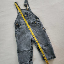 Load image into Gallery viewer, Vintage Oshkosh Grey Denim Overalls 12 months
