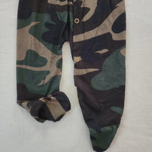 Load image into Gallery viewer, Vintage Mickey Mouse Camo Footed PJs 6-9 months
