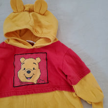 Load image into Gallery viewer, Vintage Pooh Hooded Bodysuit 18 months
