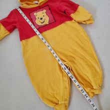 Load image into Gallery viewer, Vintage Pooh Hooded Bodysuit 18 months
