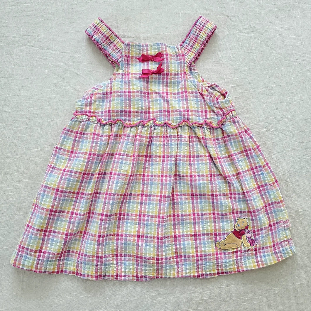 Y2k Pooh & Piglet Rainbow Dress 24 months