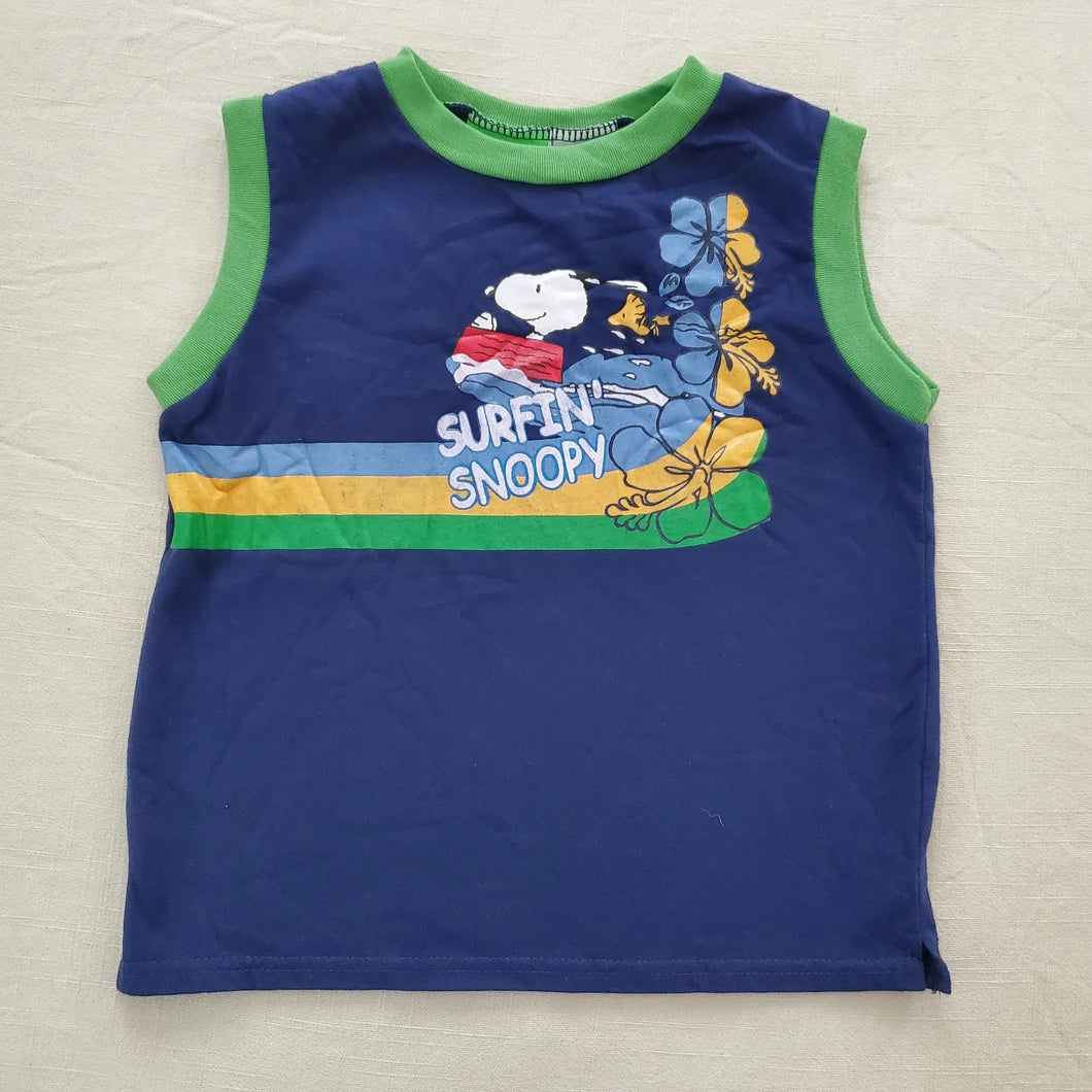 Y2k Surfin' Snoopy Tank Top 5t