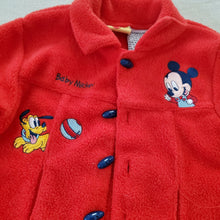 Load image into Gallery viewer, Vintage Baby Mickey &amp; Pluto Fleece Jacket 3-6 months
