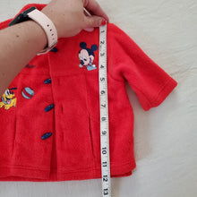 Load image into Gallery viewer, Vintage Baby Mickey &amp; Pluto Fleece Jacket 3-6 months
