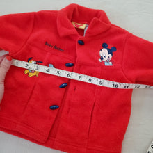 Load image into Gallery viewer, Vintage Baby Mickey &amp; Pluto Fleece Jacket 3-6 months
