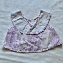 Load image into Gallery viewer, Vintage Purple Striped Cropped Shirt 6-12 months
