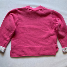 Load image into Gallery viewer, Vintage Pink Flower Sweater 24 months

