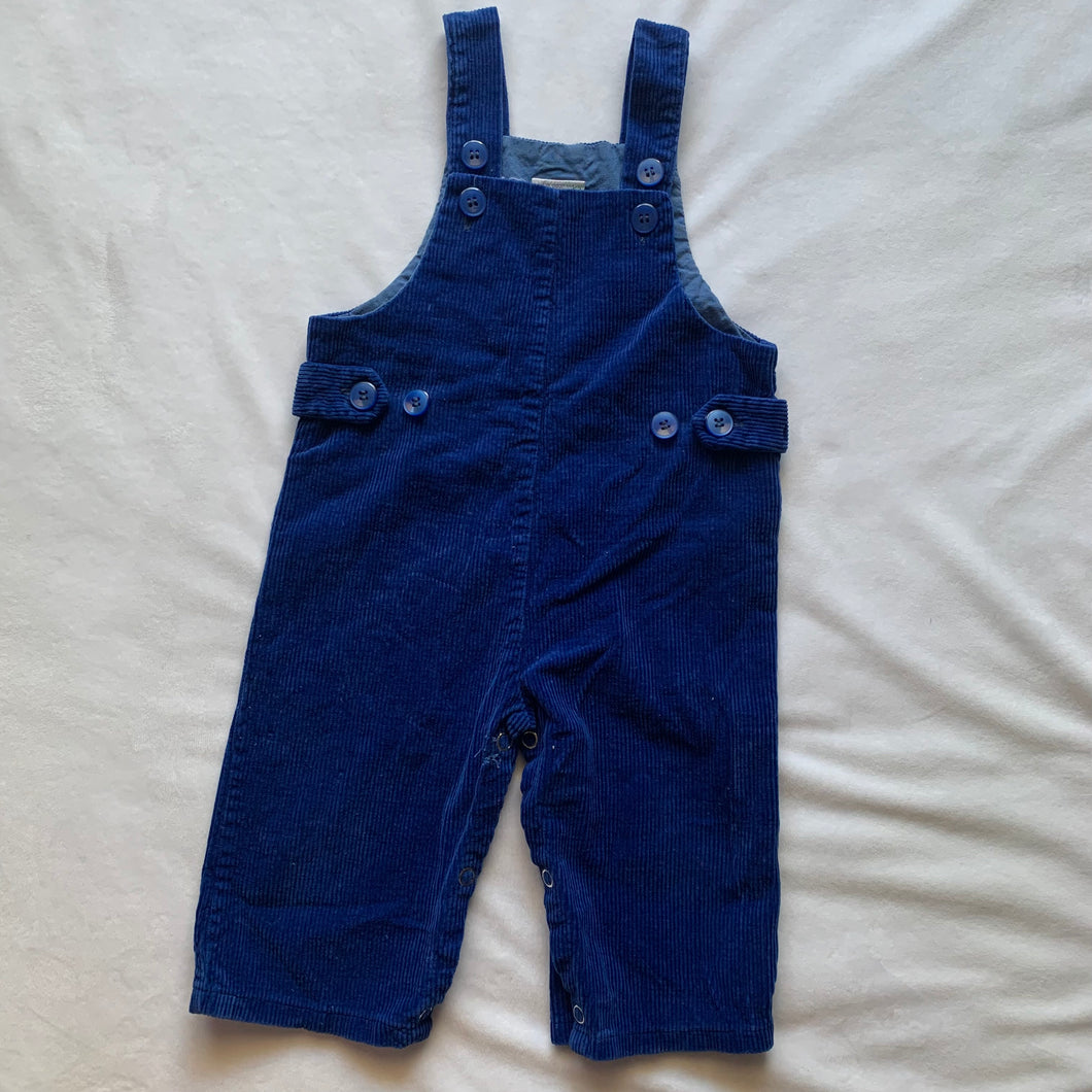 Vintage Blue Cord Overalls 6-9 months