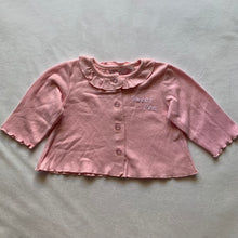 Load image into Gallery viewer, Vintage &quot;Sweet Pea&quot; Pink Sweater 3-6 months
