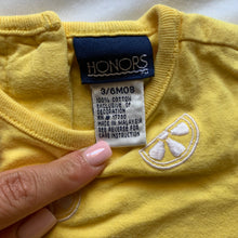 Load image into Gallery viewer, Vintage Lemon Yellow Dress 3-6 months
