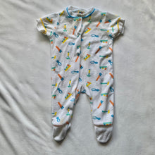 Load image into Gallery viewer, Vintage Colorful Tools Footed PJs 6 months *flaw
