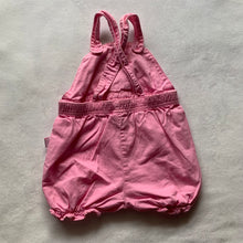 Load image into Gallery viewer, Vintage Floral Pink Bubble Romper 3 months
