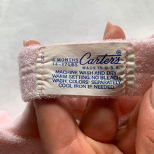 Load image into Gallery viewer, Vintage Butterfly + Tulip Pink Overalls 3-6 months
