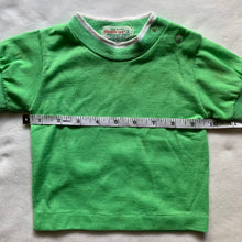 Load image into Gallery viewer, Vintage Healthtex Bright Green Tee 6 months
