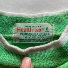 Load image into Gallery viewer, Vintage Healthtex Bright Green Tee 6 months
