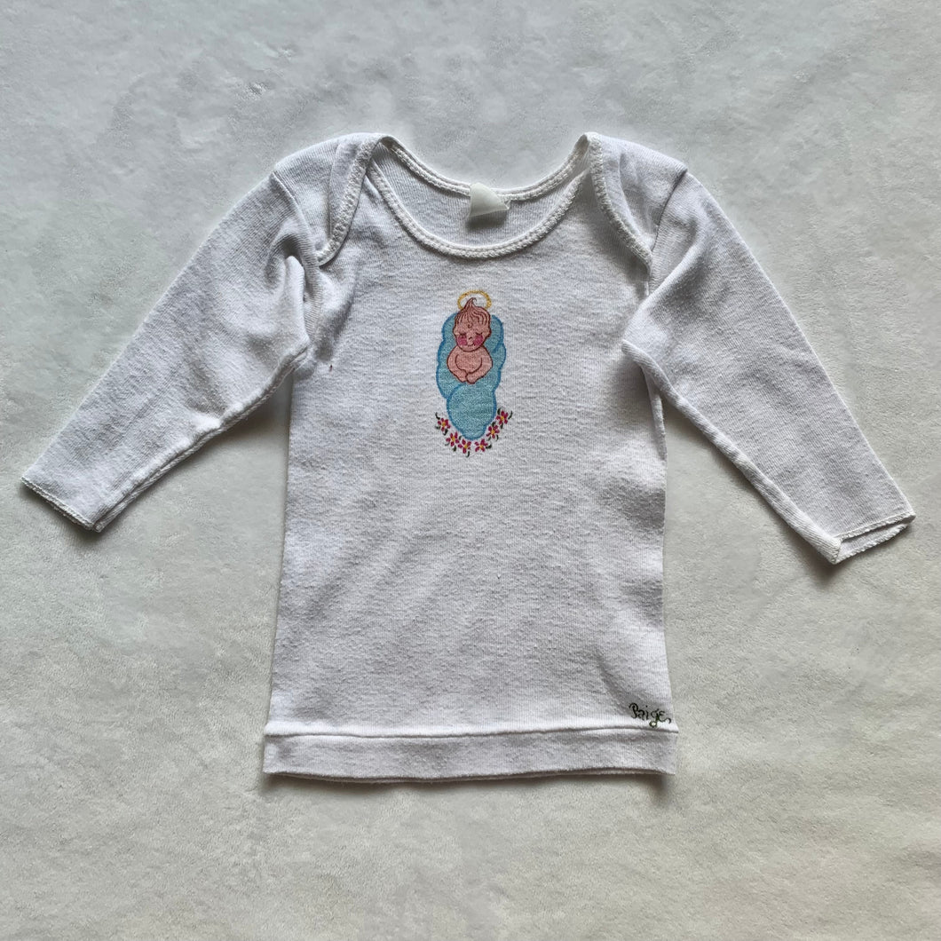 Vintage Sleeping Angel Long Sleeve 3 months