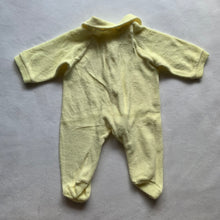 Load image into Gallery viewer, Vintage Bicycle Yellow Footed PJs newborn
