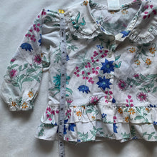 Load image into Gallery viewer, Vintage Floral Long Sleeve Blouse 18 months
