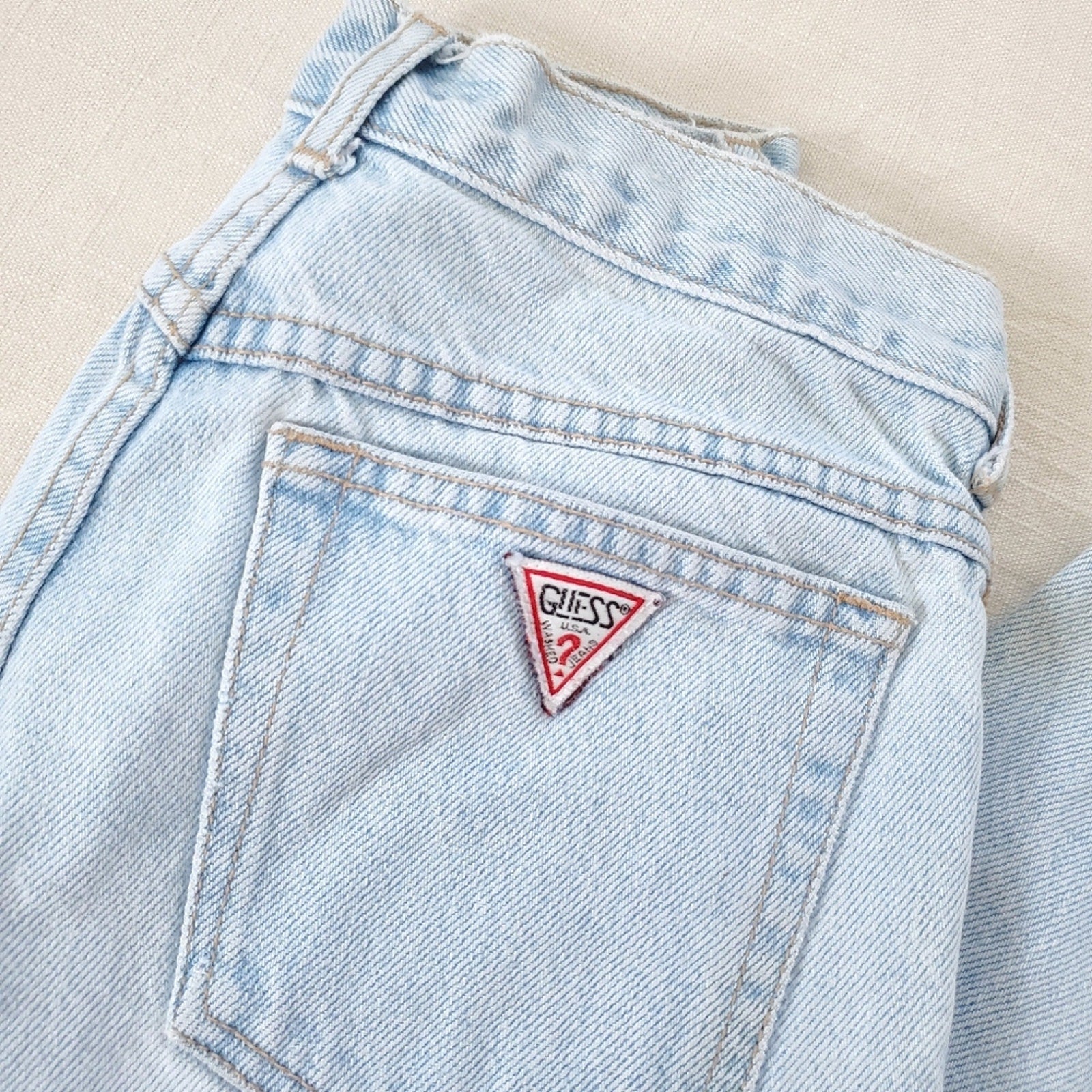 Vintage Baby Guess retailer Teddy bear Jeans