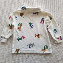 Load image into Gallery viewer, Vintage Alphabet Animals Long-Sleeve Shirt 2/3T
