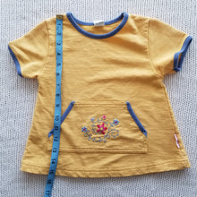 Load image into Gallery viewer, Vintage 90s Yellow Flower Shirt 5T

