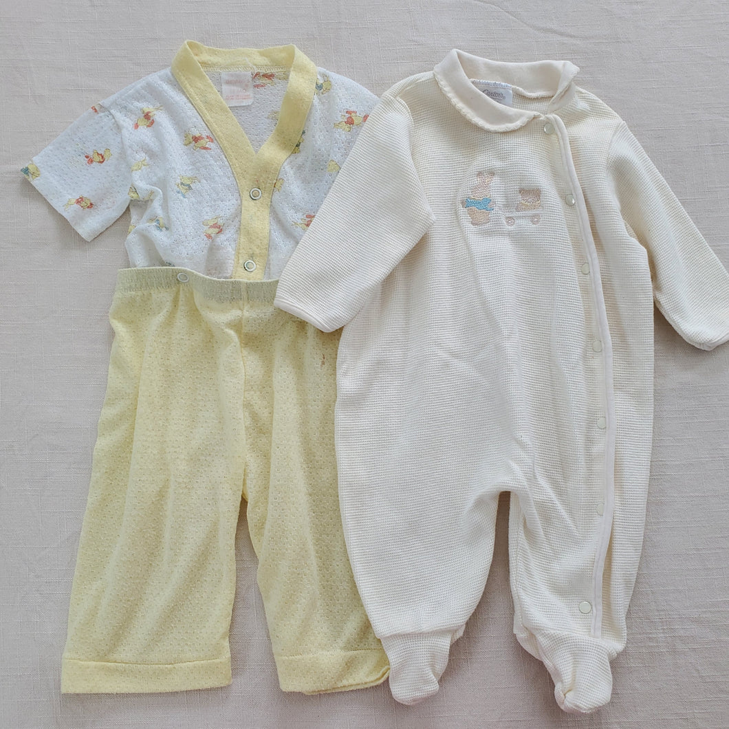 Vintage Bunnies Pajamas Bundle 0-3/6 months
