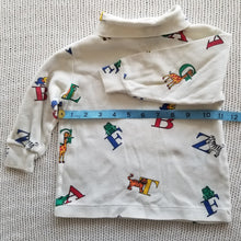 Load image into Gallery viewer, Vintage Alphabet Animals Long-Sleeve Shirt 2/3T
