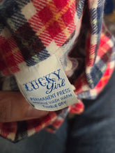 Load image into Gallery viewer, Vintage Plaid Buttondown Shirt kids 12/14
