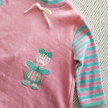 Load image into Gallery viewer, Vintage Pink Long Sleeve Tunic 6-12 Month
