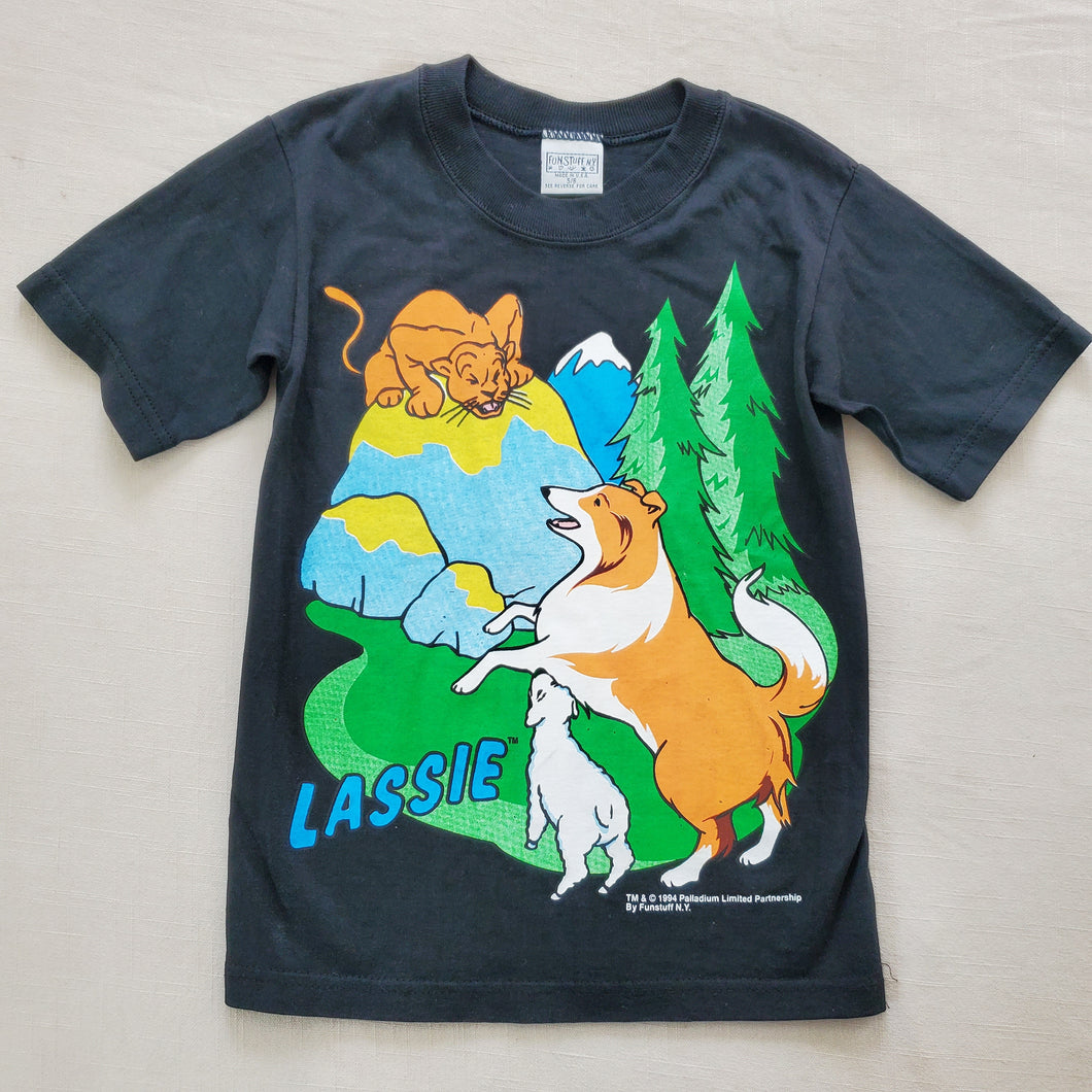 Vintage '94 Lassie Black Tee kids 6/7