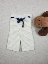 Load image into Gallery viewer, Handmade Soft Crochet Knit Pants 3-6 months
