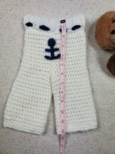 Load image into Gallery viewer, Handmade Soft Crochet Knit Pants 3-6 months
