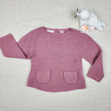 Load image into Gallery viewer, Zara Knitwear Sweater Dusty Rose 18-24 months

