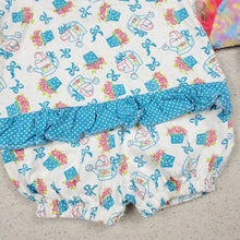 Load image into Gallery viewer, Vintage Watering Pot Ruffle Romper 9-12 months
