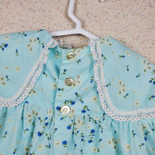 Load image into Gallery viewer, Vintage Floral Bibbed Dress 2t
