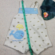Load image into Gallery viewer, Vintage Terrycloth Whale Sunsuit 6-9 months
