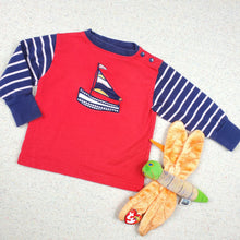 Load image into Gallery viewer, Vintage Gymboree Sailboat Shirt 18 months
