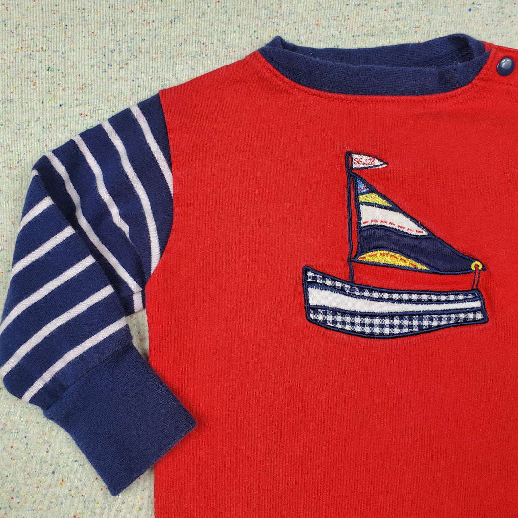 Vintage Gymboree Sailboat Shirt 18 months