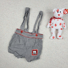 Load image into Gallery viewer, Vintage Bear Suspender Shorts 6-9 months
