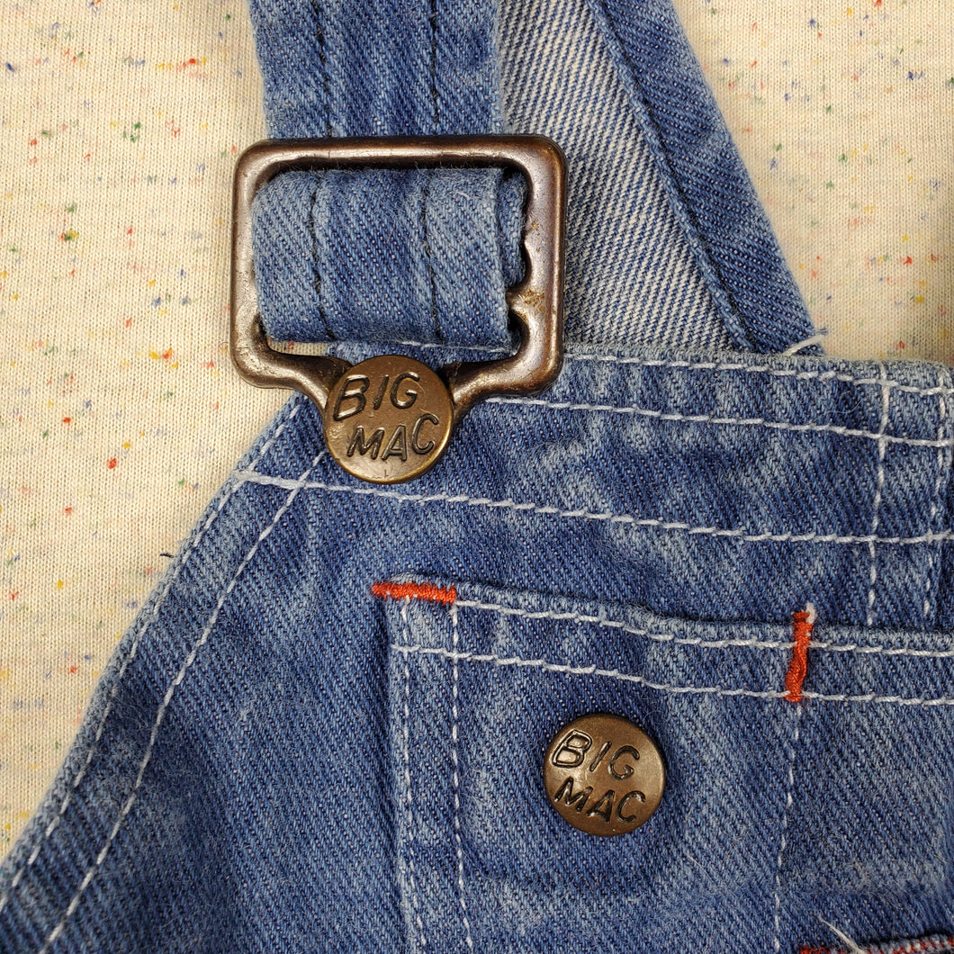 Vintage Toddletime Big Mac Denim Overalls 12-18 months