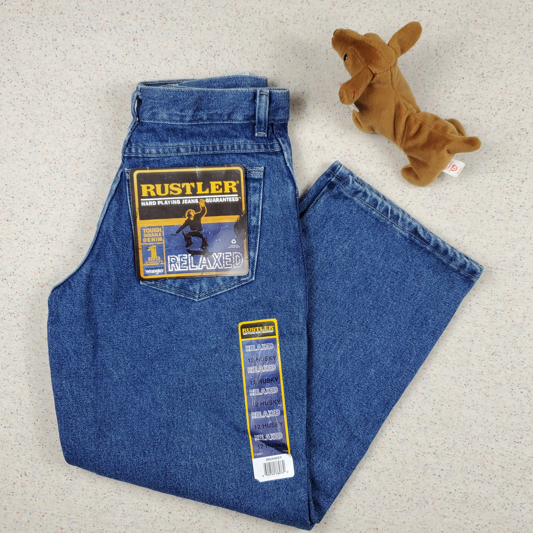 Vintage Deadstock Rustlers Jeans kids 12 husky