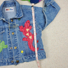 Load image into Gallery viewer, Vintage Reptiles Denim Jacket 3t
