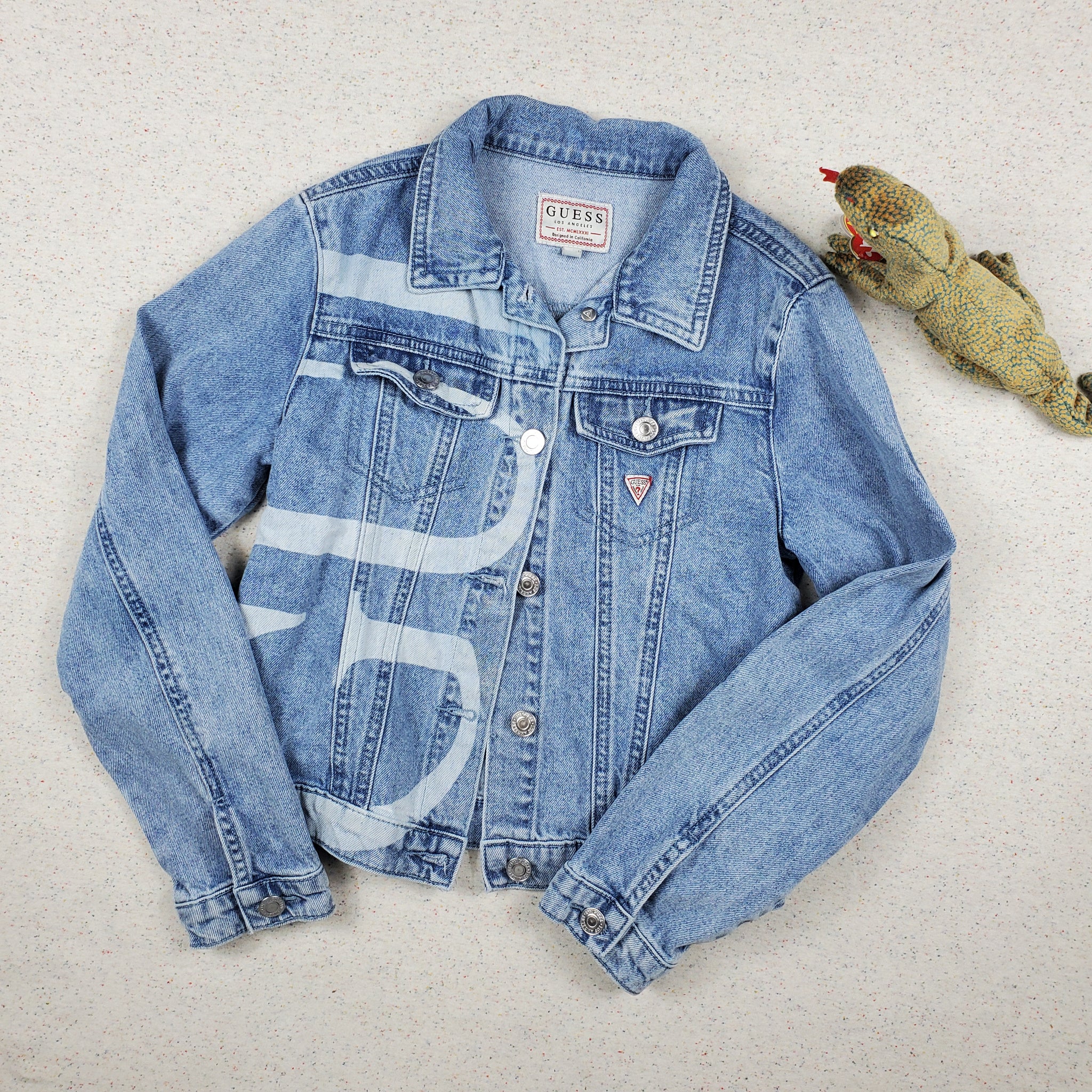 Vintage guess denim jacket cheapest