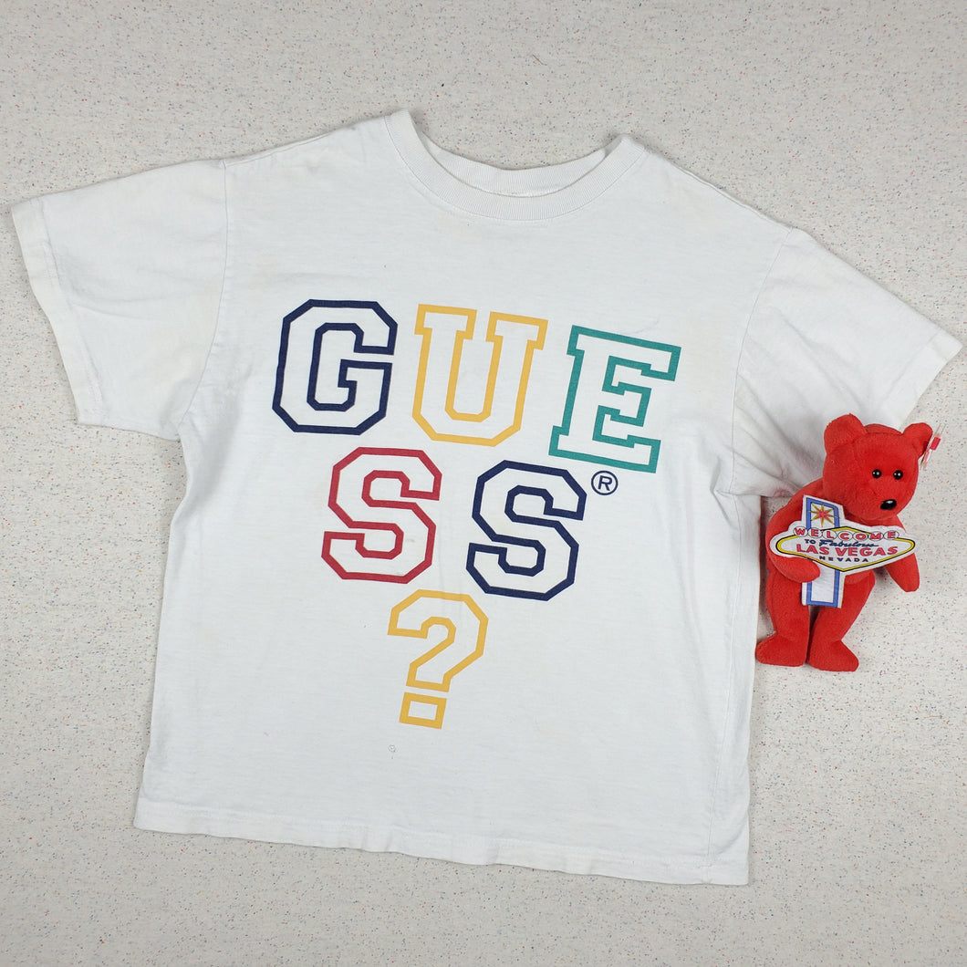 Vintage Guess Spellout Tee kids 10/12