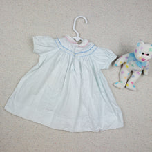 Load image into Gallery viewer, Vintage Smocked Dotted Dress 12-18 months
