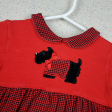 Load image into Gallery viewer, Scotty Red Gingham Dress 24 months
